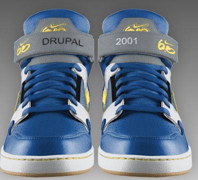 Second pair of drupal shoes